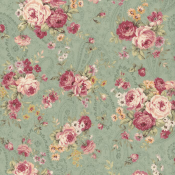 Ruru Bouquet QUGRU2520-12D by Quilt Gate, Image