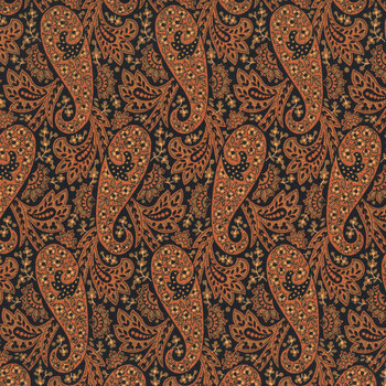 Nightfall A-10203-K Black Paisley by Andover Fabrics