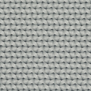 Nightfall A-10205-K Black Zig Zag by Andover Fabrics
