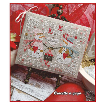 Two Hearts Cross Stitch Pattern, Image