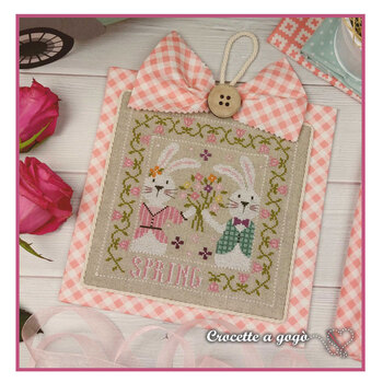 Spring Greetings Cross Stitch Pattern, Image