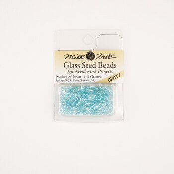 Mill Hill - Crystal Aqua 02017  - Glass Seed Beads, Image