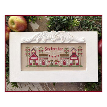 September Mini Village Cross Stitch Pattern Country Cottage Needleworks