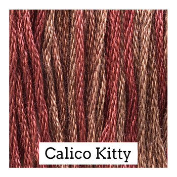 Classic Colorworks Calico Kitty - 6 Strand Embroidery Floss, Image