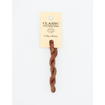 Classic Colorworks Calico Kitty - 6 Strand Embroidery Floss, Image