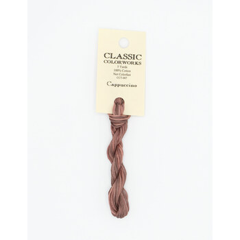 Classic Colorworks Cappuccino - 6 Strand Embroidery Floss, Image