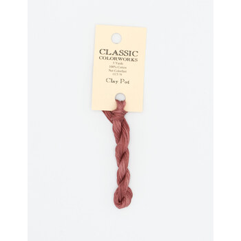 Classic Colorworks Clay Pot - 6 Strand Embroidery Floss, Image