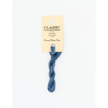 Classic Colorworks Deep Blue Sea - 6 Strand Embroidery Floss, Image