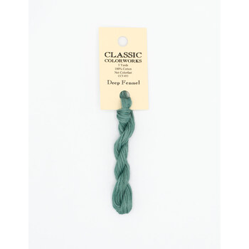 Classic Colorworks Deep Fennel - 6 Strand Embroidery Floss, Image