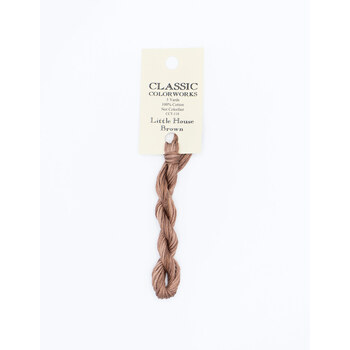 Classic Colorworks Little House Brown - 6 Strand Embroidery Floss, Image
