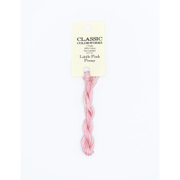 Classic Colorworks Little Pink Peony - 6 Strand Embroidery Floss, Image