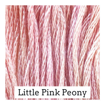 Classic Colorworks Little Pink Peony - 6 Strand Embroidery Floss, Image