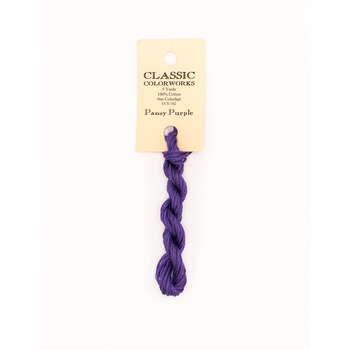Classic Colorworks Pansy Purple - 6 Strand Embroidery Floss, Image