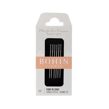 Bohin Cross Stitch Needles - Size 22 - 6ct, Image