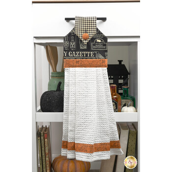  Hanging Towel Precut Kit - Home Sweet Haunt - Black, Image
