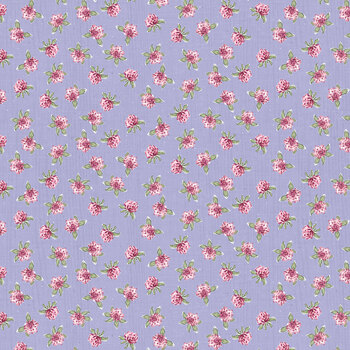 Sweet Honey Bee W115-006-416 Pink Floral Toss by Chad Barrett for White Owl Textiles, Image