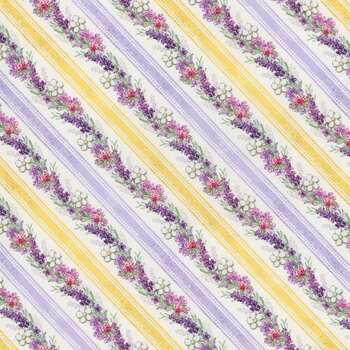 Sweet Honey Bee W115-010-042 Yellow Ticking Stripe by Chad Barrett for White Owl Textiles, Image