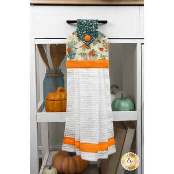  Hanging Towel Precut Kit - I Love Fall Most Of All - Cream, Image