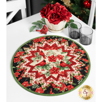  Point of View Folded Star Table Topper Kit - Cardinal Celebration, Image