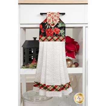  Hanging Towel Precut Kit - Cardinal Celebration - Black, Image