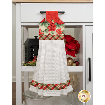  Hanging Towel Precut Kit - Cardinal Celebration - Cream, Image