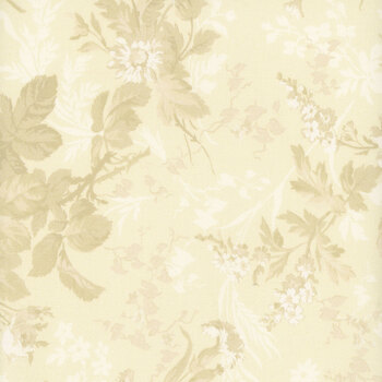 Kathleen's Story 108" Wide QB161890D-CREAM by Christine Schulte for Marcus Fabrics, Image