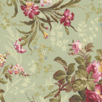 Kathleen's Story R161750D-SAGE by Christine Schulte for Marcus Fabrics, Image