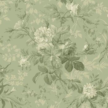 Kathleen's Story R161752D-GREEN by Christine Schulte for Marcus Fabrics, Image