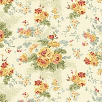 Kathleen's Story R161754D-CREAM by Christine Schulte for Marcus Fabrics, Image