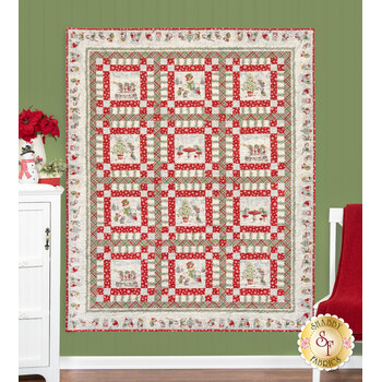  Merry Mouse-mas Quilt - RESERVE, Image