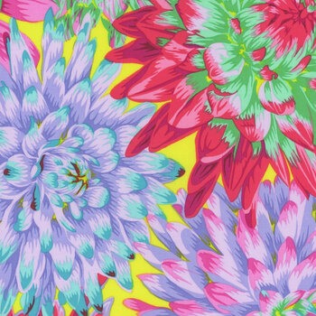 Kaffe Fassett Collective PWPJ054.SPRING Cactus Dahlia by FreeSpirit Fabrics