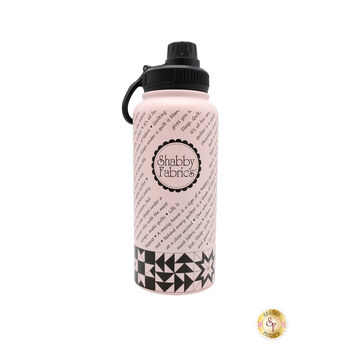 Shabby Fabrics 32 oz Water Bottle, Image