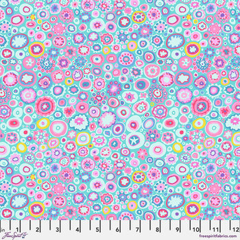 Kaffe Fassett Collective Classics Plus PWGP020.AQUA Paperweight by FreeSpirit Fabrics, Image