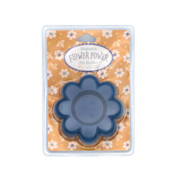 Magnetic Flower Power Pin Holder - Denim, Image