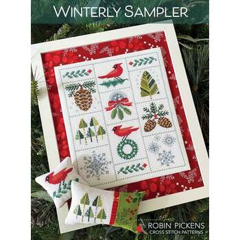 Winterly Sampler Cross Stitch Pattern by Robin Pickens