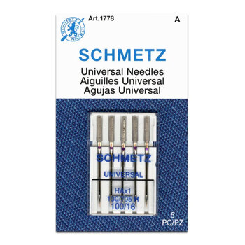 Schmetz Universal Machine Needle - Size 100/16 - 5ct, Image