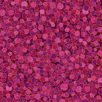 Shimmer 27895M-28 Bubble Gum by Deborah Edwards for Northcott Fabrics, Image