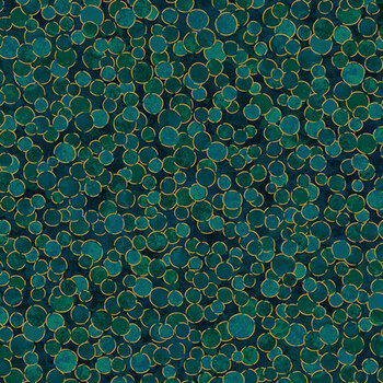 Shimmer 27895M-78 Peacock by Deborah Edwards for Northcott Fabrics, Image