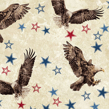 Stars & Stripes 14 - Stonehenge 29045-12 by Linda Ludovico and Deborah Edwards for Northcott Fabrics, Image
