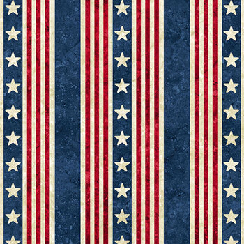 Stars & Stripes 14 - Stonehenge 29046-12 by Linda Ludovico and Deborah Edwards for Northcott Fabrics, Image
