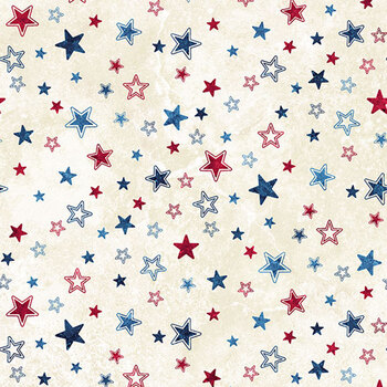 Stars & Stripes 14 - Stonehenge 29047-12 by Linda Ludovico and Deborah Edwards for Northcott Fabrics, Image