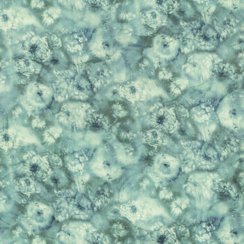 Whisper DP28704-66 Medium Teal by Deborah Edwards and Melanie Samra for Northcott Fabrics, Image