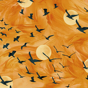 Raven's Call DP28948-54 by Deborah Edwards and Melanie Samra for Northcott Fabrics, Image