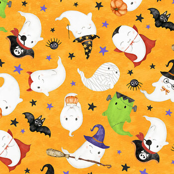 Ghost Town DP28936-65 by Deborah Edwards and Emily Wenk for Northcott Fabrics, Image