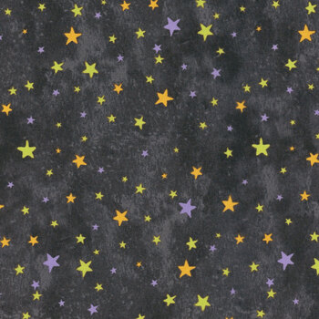 Ghost Town 28939-98 Charcoal by Deborah Edwards and Emily Wenk for Northcott Fabrics, Image