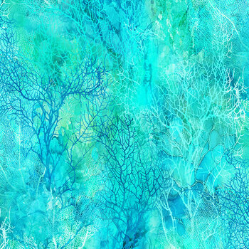 Coral Reef DP28881-66 by Deborah Edwards and Melanie Samra for Northcott Fabrics, Image