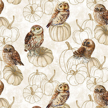 Night Owl DP28850-11 by Deborah Edwards for Northcott Fabrics, Image