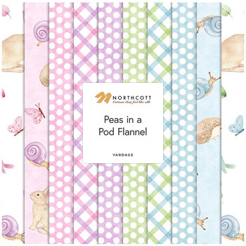 Peas in a Pod  Yardage by Northcott Fabrics, Image