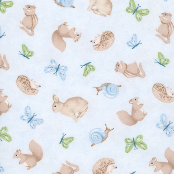 Peas in a Pod F29037-41 Blue by Northcott Fabrics