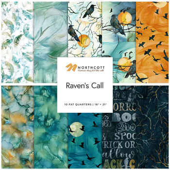 Raven's Call  10 FQ Set by Deborah Edwards and Melanie Samra for Northcott Fabrics, Image